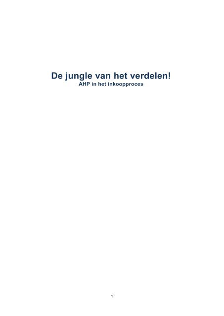 De jungle van het verdelen! - Pianoo