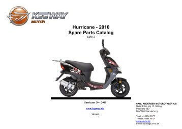 Hurricane - 2010 Spare Parts Catalog - Carl Andersen Motorcykler A/S