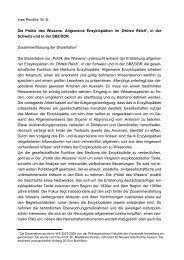 Zusammenfassung - EnzyklopÃ¤dien, Allgemeinwissen und ...