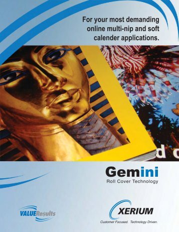 Gemini Flyer FINAL.indd - Xerium Technologies, Inc.