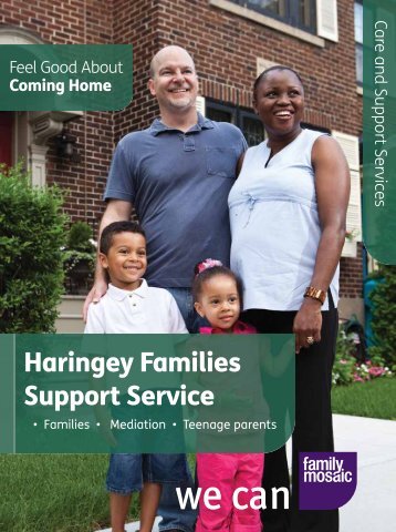 Haringey Families Support Service information leaflet - Family Mosaic