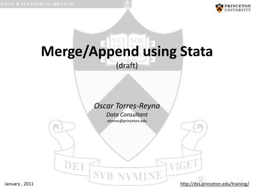 Merge/Append using Stata - Data and Statistical Services ...