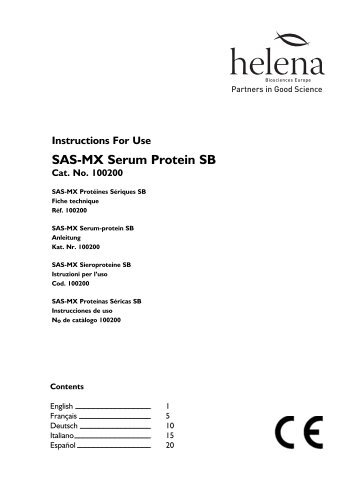 [SAS-MX serum protein SB]. - AgentÃºra Harmony vos