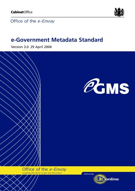 e-Government Metadata Standard - Version 3.0