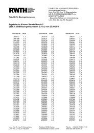 (BSK II 2 BB/Bauingenieurwesen B. Sc.) vom 23.09.2010 - IBAC