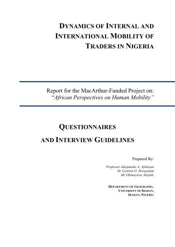 interview guidelines
