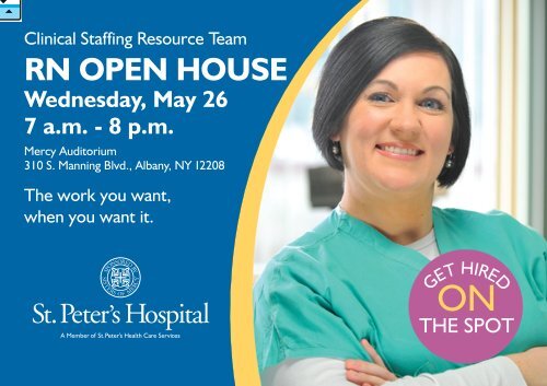 Rn Open House St Peter S Hospital