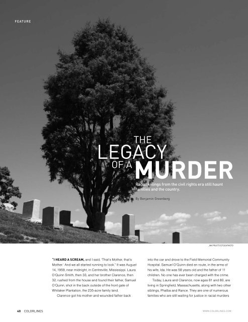 The Legacy of a Murder - Hungry Blues