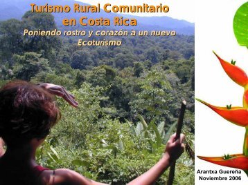 Turismo Rural Comunitario en Costa Rica - MaestrÃ­a ...