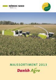 Danish Agros majssortiment 2012-13
