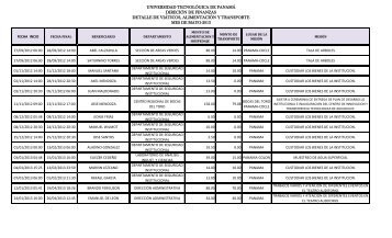 Informe de ViÃ¡ticos y Transporte al 30 de mayo - Universidad ...