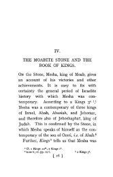 The Moabite Stone and the Book of Kings - Biblical Archaeology.org ...