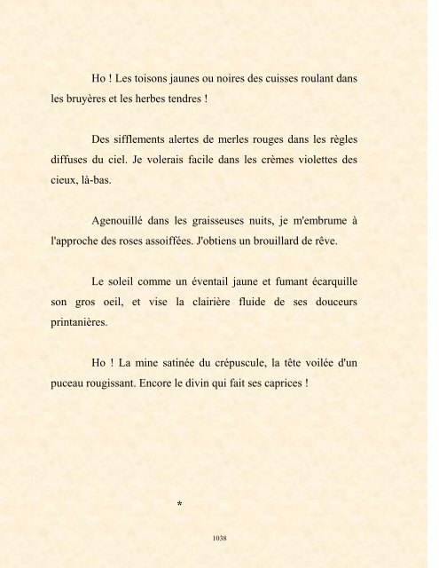 FRANCK LOZAC'H MILLE POÈMES EN PROSE