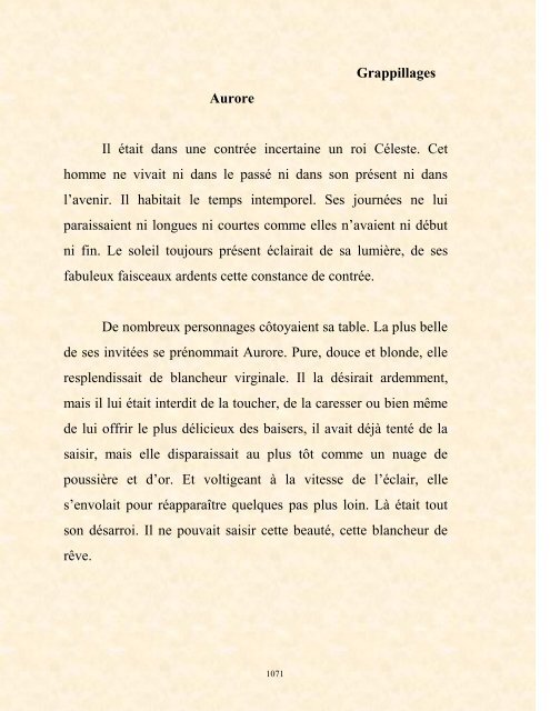 FRANCK LOZAC'H MILLE POÈMES EN PROSE