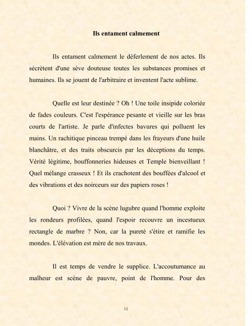 FRANCK LOZAC'H MILLE POÈMES EN PROSE