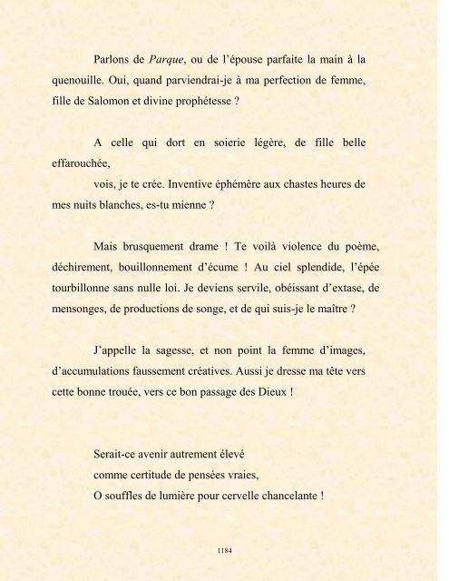 FRANCK LOZAC'H MILLE POÈMES EN PROSE