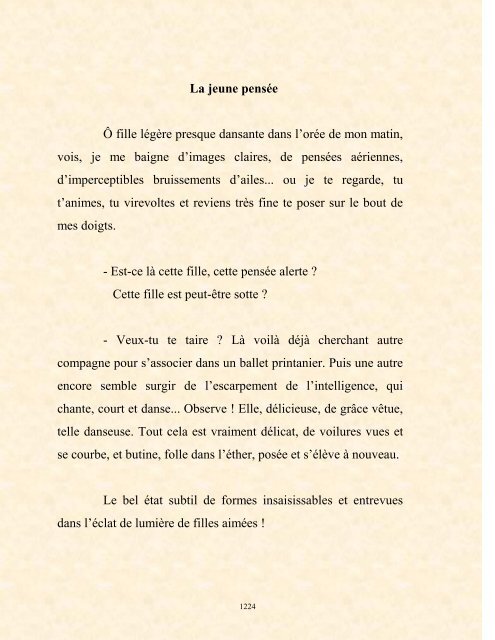 FRANCK LOZAC'H MILLE POÈMES EN PROSE