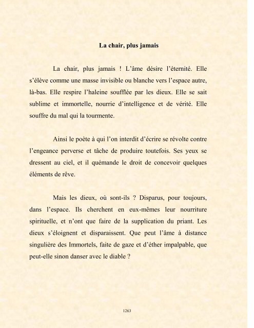 FRANCK LOZAC'H MILLE POÈMES EN PROSE