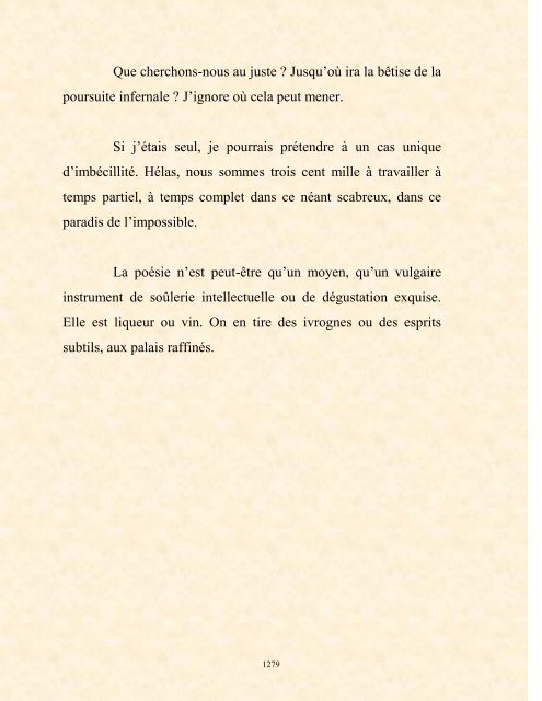 FRANCK LOZAC'H MILLE POÈMES EN PROSE