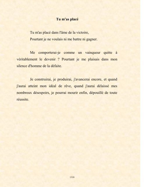 FRANCK LOZAC'H MILLE POÈMES EN PROSE