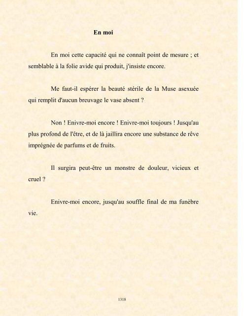 FRANCK LOZAC'H MILLE POÈMES EN PROSE