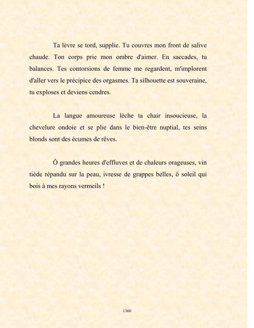 FRANCK LOZAC'H MILLE POÈMES EN PROSE