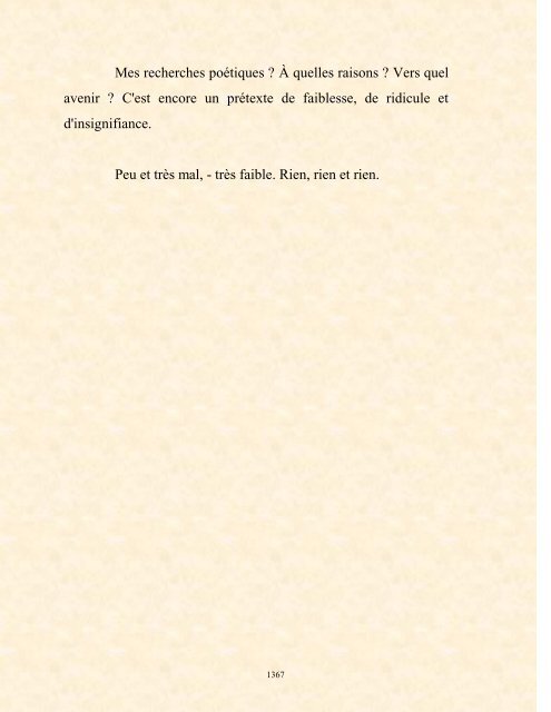 FRANCK LOZAC'H MILLE POÈMES EN PROSE