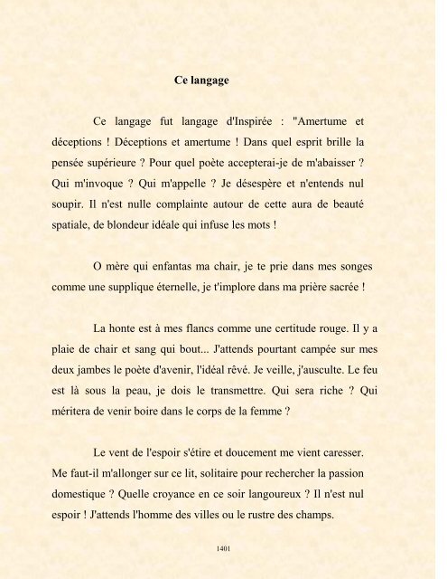 FRANCK LOZAC'H MILLE POÈMES EN PROSE