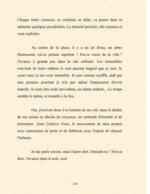 FRANCK LOZAC'H MILLE POÈMES EN PROSE