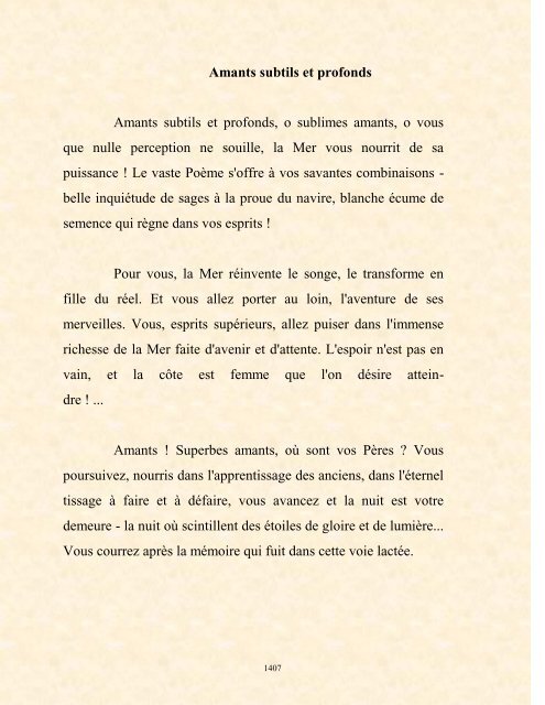 FRANCK LOZAC'H MILLE POÈMES EN PROSE