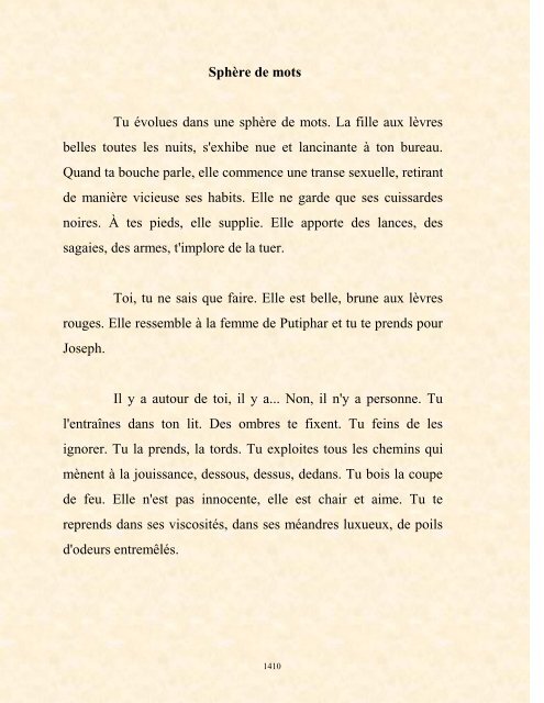 FRANCK LOZAC'H MILLE POÈMES EN PROSE