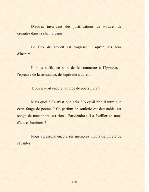 FRANCK LOZAC'H MILLE POÈMES EN PROSE