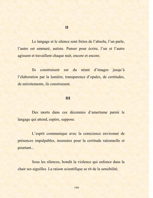 FRANCK LOZAC'H MILLE POÈMES EN PROSE