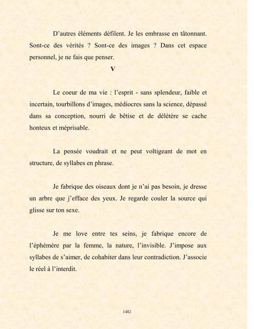 FRANCK LOZAC'H MILLE POÈMES EN PROSE