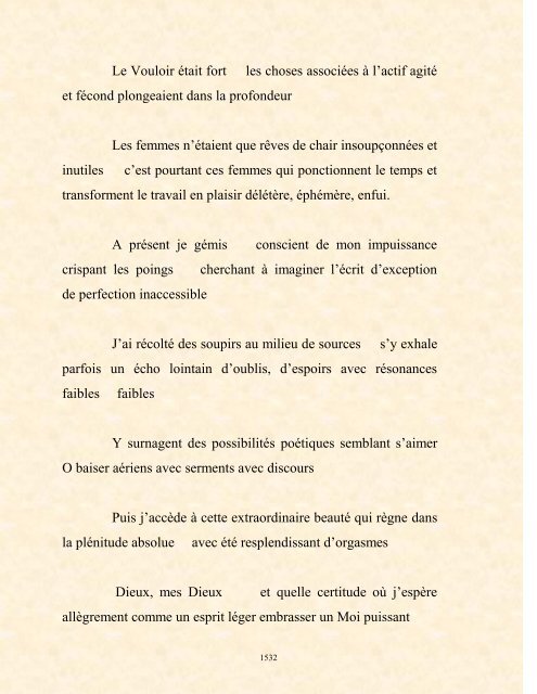 FRANCK LOZAC'H MILLE POÈMES EN PROSE