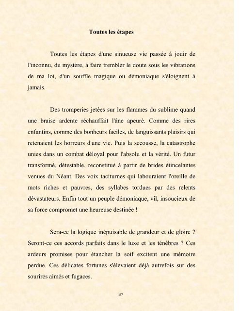 FRANCK LOZAC'H MILLE POÈMES EN PROSE