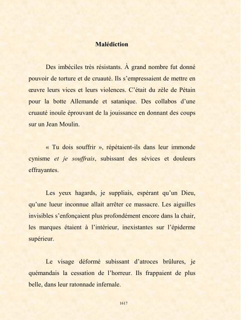 FRANCK LOZAC'H MILLE POÈMES EN PROSE