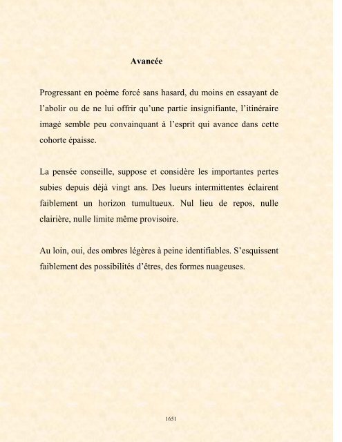 FRANCK LOZAC'H MILLE POÈMES EN PROSE