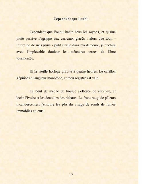 FRANCK LOZAC'H MILLE POÈMES EN PROSE