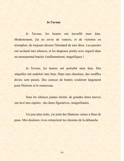 FRANCK LOZAC'H MILLE POÈMES EN PROSE