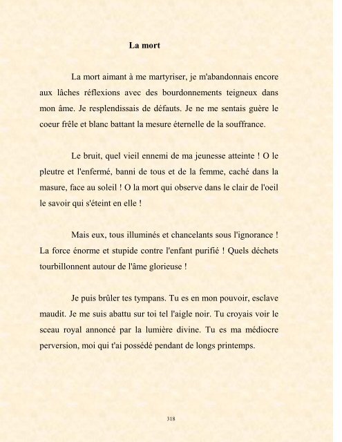 FRANCK LOZAC'H MILLE POÈMES EN PROSE