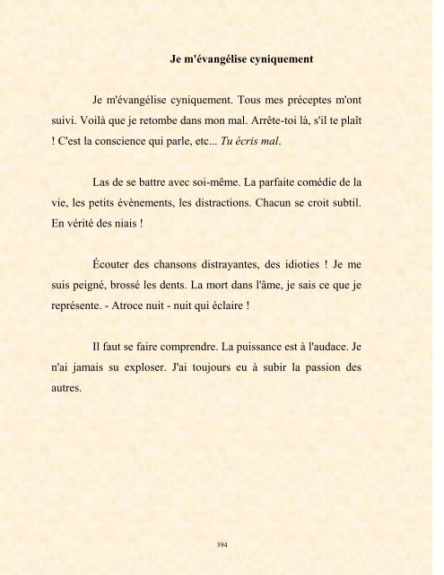 FRANCK LOZAC'H MILLE POÈMES EN PROSE