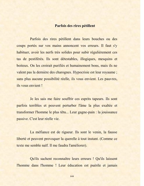 FRANCK LOZAC'H MILLE POÈMES EN PROSE