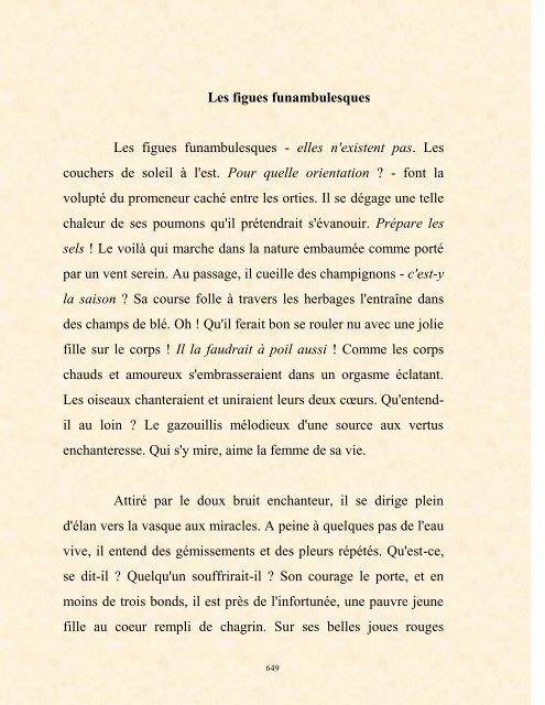 FRANCK LOZAC'H MILLE POÈMES EN PROSE