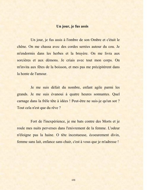 FRANCK LOZAC'H MILLE POÈMES EN PROSE