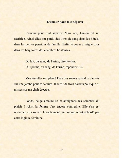 FRANCK LOZAC'H MILLE POÈMES EN PROSE