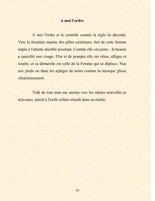 FRANCK LOZAC'H MILLE POÈMES EN PROSE