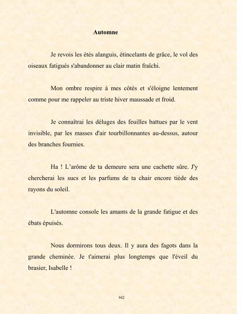 FRANCK LOZAC'H MILLE POÈMES EN PROSE