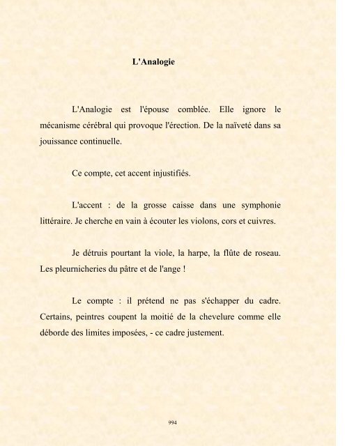 FRANCK LOZAC'H MILLE POÈMES EN PROSE