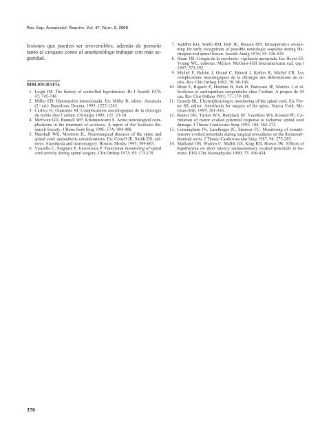 MonitorizaciÃ³n neurofisiolÃ³gica en la cirugÃ­a de escoliosis con ...